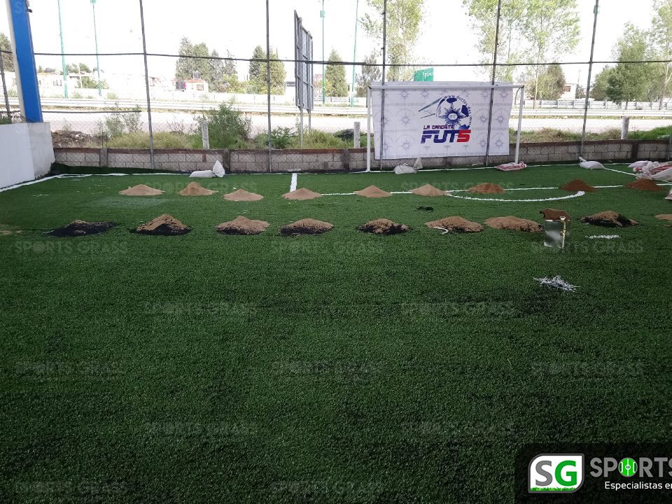 Desinstalacion e Instalacion Cancha de Futbol 5 Puebla, Puebla Sports Grass 11