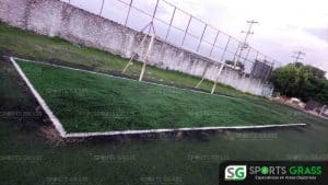 Cancha de fútbol soccer, reparación del círculo central de la cancha y áreas chicas Sports Grass 12