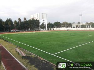Cancha Futbol Soccer BINE Benemerito Instintuto Normal del Estado Puebla Sports Grass 01