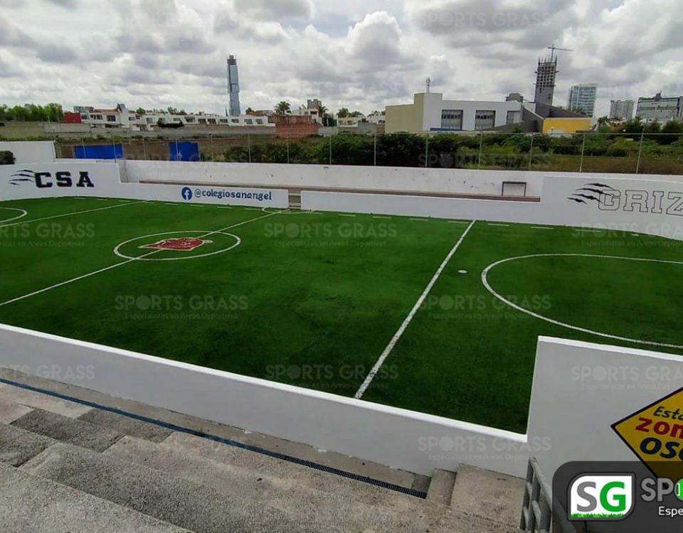 Futbol rápido con logotipo, colegio San Angel Puebla SportsGrass 04